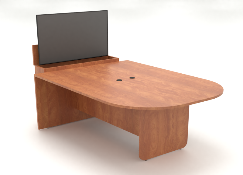 D Top Collaboration Table with TV Lift Up