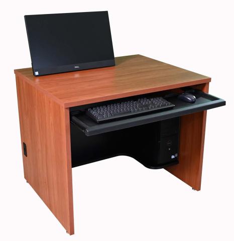 Computer Training Desk_Single_SMA_WildCherryWS&B_Periphaels_FL