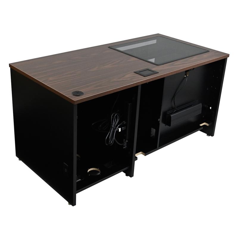 Seated Height Lectern Downview Locking CP Storage
